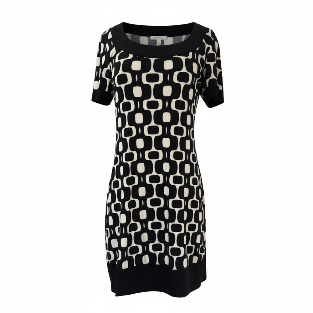 Y2k funky geo print mini dress